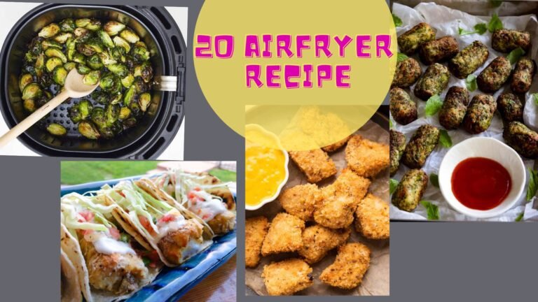 20 AIRFRYER RECIPE